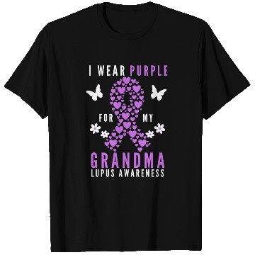 Discover I wear purple for my grandma lupus awareness T Shirts