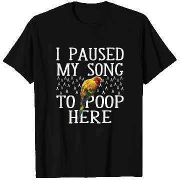 Discover Funnye tropical parrot poop T Shirts
