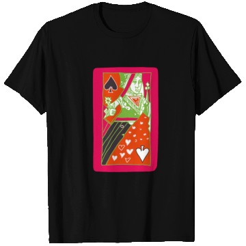 Discover Red Queen Of Spades Playing Card T Shirts