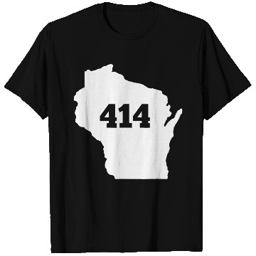Discover Wisconsin 414 Area Code T Shirts
