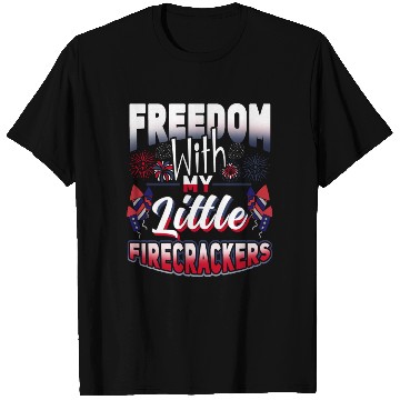 Discover Freedom Firecrackers Patriotic Teacher T Shirts