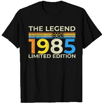 Discover The Legend 1985 Logo Design Limited Edition T Shirts
