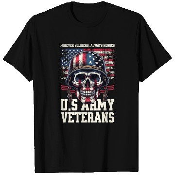 Discover Skull Army T Shirts Design Template