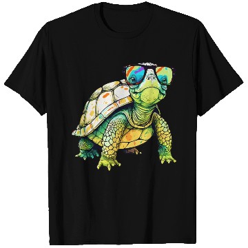 Discover Turtle Colorful Turtle Outfit Mens Turtle Lover T Shirts