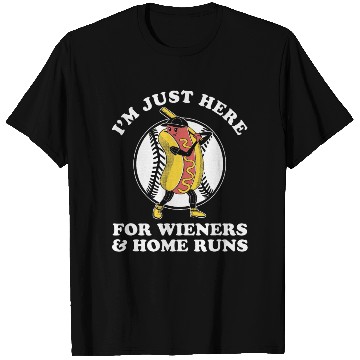 Discover Baseball Design for Women Men Wieners Home Runs T Shirts