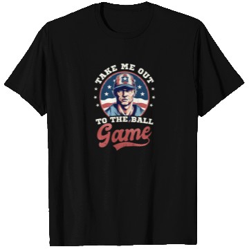 Discover 4th Of July Baseball Take Out To The Ball Game T Shirts