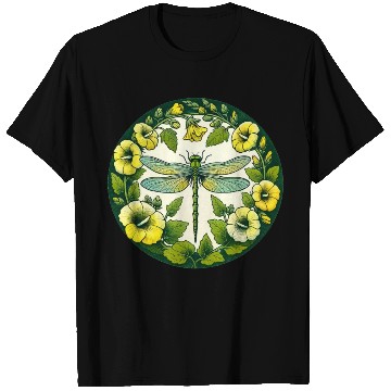 Discover Green Dragonfly T Shirts