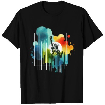 Discover Liberty's Colorful Aura T Shirts