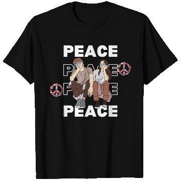 Discover Peaceful Friends: Modern Graphic T Shirts
