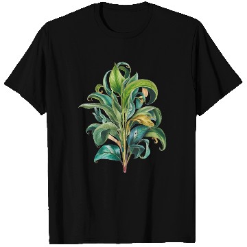 Discover Watercolor Plant Hand Painted T Shirts