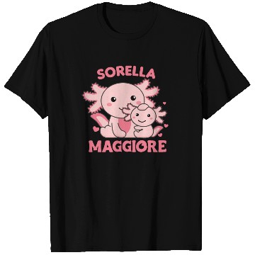 Discover I Will Be Big Sister 2022 For Siblings axolotl T Shirts