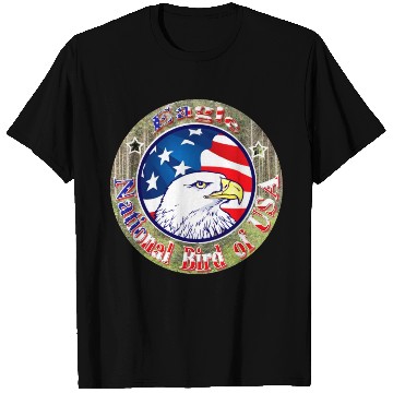 Discover Hanes Youth T Shirts USA Eagle