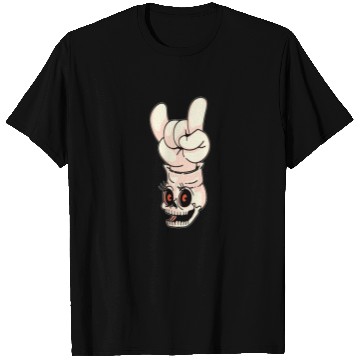 Discover Electric Guitar Rock Horns T Shirts