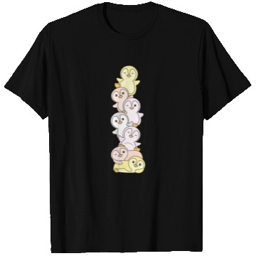 Discover Pangender Flag Pride Lgbtq Cute Penguin Stack T Shirts