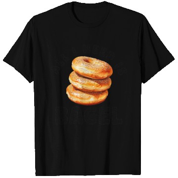 Discover Bagel Lover For Men BreakFast Jewish Food Beigel T Shirts