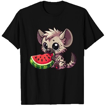 Discover Hyena with Watermelon Summer Fruit T Shirts
