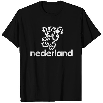 Discover Netherlands Lion Orange T Shirts
