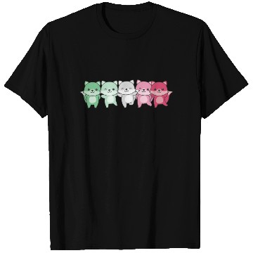 Discover Abrosexual Flag Pride Lgbtq Cute Fox T Shirts