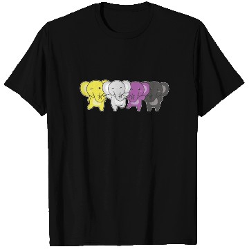 Discover Nonbinary Monkey Flag Pride Lgbtq Cute Monkeys T Shirts