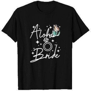Discover Hawaii Wedding Bride Bridesmaid Aloha bride T Shirts