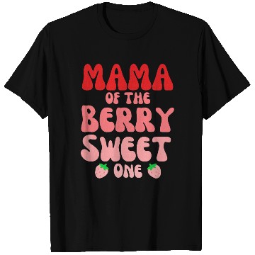 Discover Mama Of The Berry Sweet One Strawberry birthday T Shirts