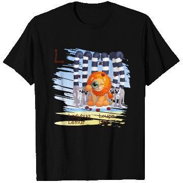 Discover L Alphabet Ladybug Loupe Lemur Lion T Shirts