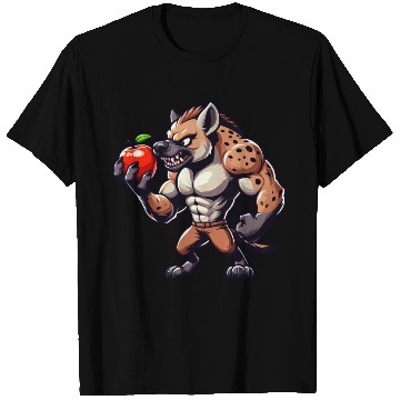 Discover Hyena Enjoying Apple Fitness Workout T Shirts