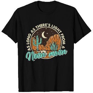 Discover Neon Moon Cactus Country Mountain Western Cow T Shirts