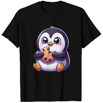 Discover Penguin Cookie Sweet Dessert Biscuit T Shirts