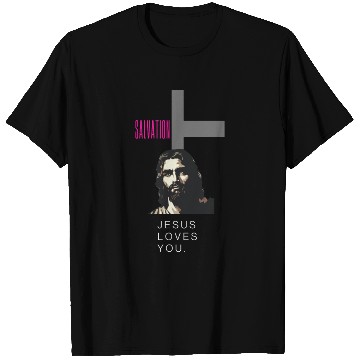 Discover Jesus loves you crewneck. T Shirts