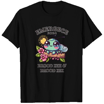Discover CICADA EMERGENCE 2024 KAWAII, CICADAGEDDON BROOD T Shirts