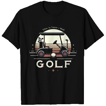 Discover Golf Cart Sunset T Shirts