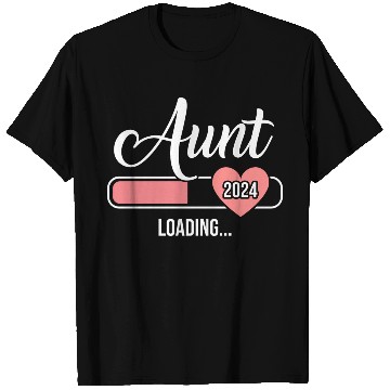 Discover Aunt 2024 loading bar for soon to be auntie T Shirts