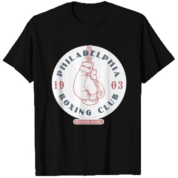 Discover Philadelphia Boxing Club 1903 Sticker T Shirts