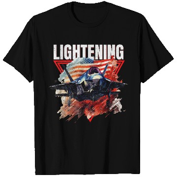 Discover F35 Lightning Fighter Jet Plane Veteran Military T Shirts