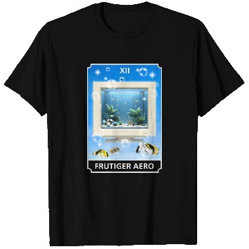 Discover Frutiger Aero Aesthetic Tech Computer Aquarium T Shirts