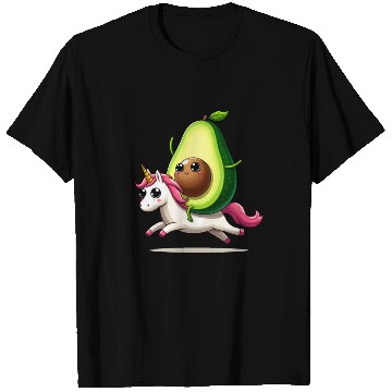 Discover Avocado on unicorn T Shirts