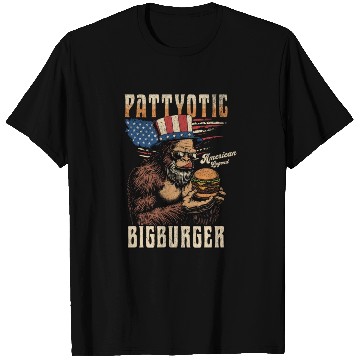 Discover Bigfoot Pattyotic Bigburger T Shirts