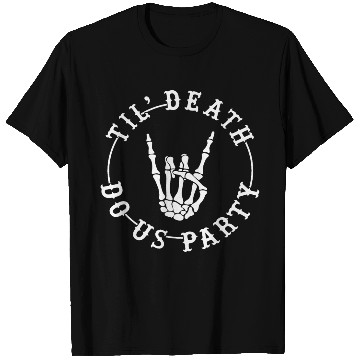 Discover Halloween Till Death Do Us Party T Shirts