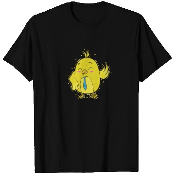 Discover Canary Bird with Tie T Shirts