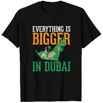 Discover Dubai Map: The City of Dreams T Shirts