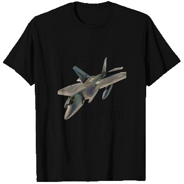 Discover Air Force F-22 Raptor Fighter Jet Military Pilot T Shirts