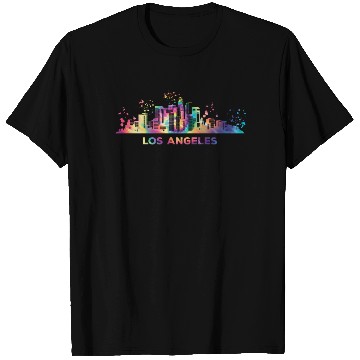 Discover Angelenos Skyline Los Angeles T Shirts