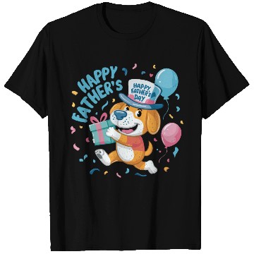 Discover Pawsitively Pawesome: Dog Dad Father's Day T Shirts