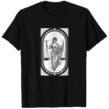 Discover Themis Tarot Card Astrology Occult Mystical T Shirts