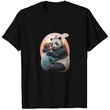 Discover Panda Embrace T Shirts