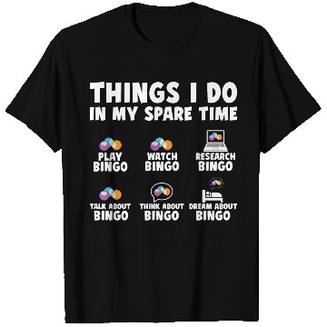 Discover Funny Bingo Player Enthusiast T Shirts