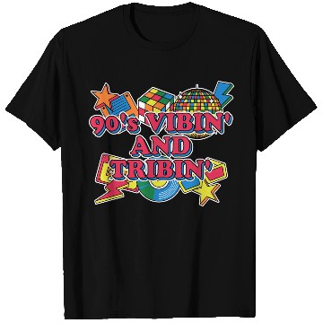 Discover 90s Vibin and Tribin 1990 Cool Chill Easygoing Par T Shirts