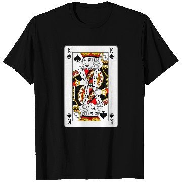 Discover King of Spades Playing Card T Shirts
