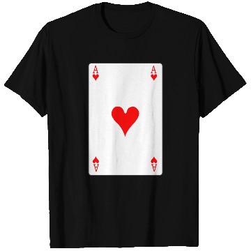 Discover Hearts Playing Card T Shirts
